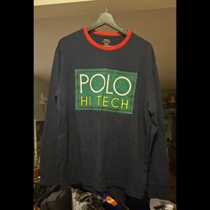 Polo by Ralph Lauren Green and Yellow Hi Tech Logo Shirt
